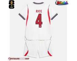 Anglie Declan Rice #4 Domácí dres komplet pro Děti MS 2026 Krátkým Rukávem (+ Krátké kalhoty)