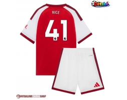 Arsenal Declan Rice #41 Domácí dres komplet pro Děti 2026-27 Krátkým Rukávem (+ Krátké kalhoty)