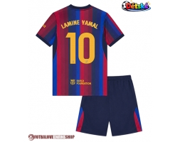 Barcelona Lamine Yamal #10 Domácí dres komplet pro Děti 2026-27 Krátkým Rukávem (+ Krátké kalhoty)