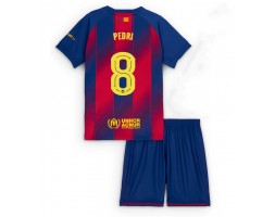 Barcelona Pedri Gonzalez #8 Domácí dres komplet pro Děti 2025-26 Krátkým Rukávem (+ Krátké kalhoty)