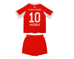 Bayern Munich Jamal Musiala #10 Domácí dres komplet pro Děti 2025-26 Krátkým Rukávem (+ Krátké kalhoty)