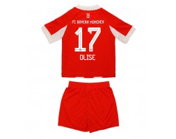 Bayern Munich Michael Olise #17 Domácí dres komplet pro Děti 2025-26 Krátkým Rukávem (+ Krátké kalhoty)