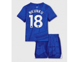 Chelsea Christopher Nkunku #18 Domácí dres komplet pro Děti 2025-26 Krátkým Rukávem (+ Krátké kalhoty)