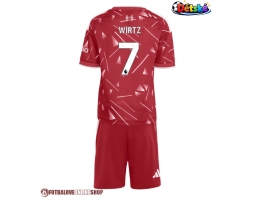 Liverpool Florian Wirtz #7 Domácí dres komplet pro Děti 2026-27 Krátkým Rukávem (+ Krátké kalhoty)