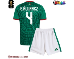 Mexiko Edson Alvarez #4 Domácí dres komplet pro Děti MS 2026 Krátkým Rukávem (+ Krátké kalhoty)
