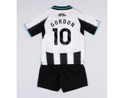 Newcastle United Anthony Gordon #10 Domácí dres komplet pro Děti 2025-26 Krátkým Rukávem (+ Krátké kalhoty)