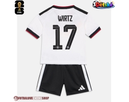 Německo Florian Wirtz #17 Domácí dres komplet pro Děti MS 2026 Krátkým Rukávem (+ Krátké kalhoty)