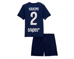 Paris Saint-Germain Achraf Hakimi #2 Domácí dres komplet pro Děti 2025-26 Krátkým Rukávem (+ Krátké kalhoty)