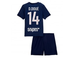 Paris Saint-Germain Desire Doue #14 Domácí dres komplet pro Děti 2025-26 Krátkým Rukávem (+ Krátké kalhoty)