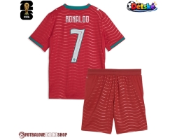 Portugalsko Cristiano Ronaldo #7 Domácí dres komplet pro Děti MS 2026 Krátkým Rukávem (+ Krátké kalhoty)