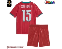 Portugalsko Joao Neves #15 Domácí dres komplet pro Děti MS 2026 Krátkým Rukávem (+ Krátké kalhoty)