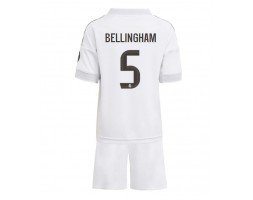 Real Madrid Jude Bellingham #5 Domácí dres komplet pro Děti 2025-26 Krátkým Rukávem (+ Krátké kalhoty)