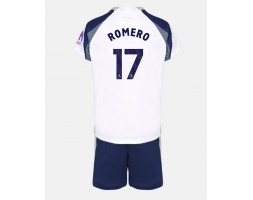 Tottenham Hotspur Cristian Romero #17 Domácí dres komplet pro Děti 2025-26 Krátkým Rukávem (+ Krátké kalhoty)