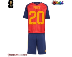Španělsko Pedri Gonzalez #20 Domácí dres komplet pro Děti MS 2026 Krátkým Rukávem (+ Krátké kalhoty)