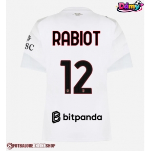 AC Milan Adrien Rabiot #12 Venkovní Dres pro Dámy 2026-27 Krátkým Rukávem