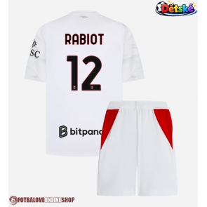 AC Milan Adrien Rabiot #12 Venkovní dres komplet pro Děti 2026-27 Krátkým Rukávem (+ Krátké kalhoty)