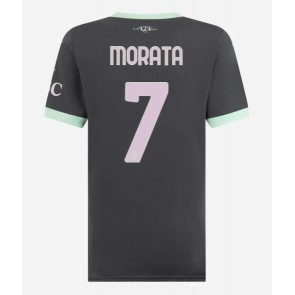AC Milan Alvaro Morata #7 Alternativní Dres pro Dámy 2024-25 Krátkým Rukávem