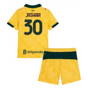 AC Milan Ardon Jashari #30 Alternativní dres komplet pro Děti 2025-26 Krátkým Rukávem (+ Krátké kalhoty)