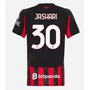 AC Milan Ardon Jashari #30 Domácí Dres pro Dámy 2025-26 Krátkým Rukávem
