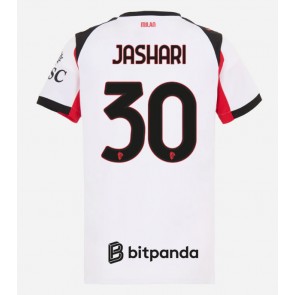 AC Milan Ardon Jashari #30 Venkovní Dres pro Dámy 2025-26 Krátkým Rukávem AC Milan Ardon Jashari #30 Venkovní Dres pro Dámy 2025-26 Krátkým Rukávem
