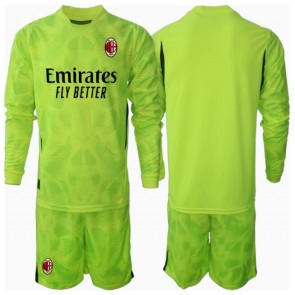 AC Milan Brankář Alternativní dres komplet pro Děti 2024-25 Dlouhým Rukávem (+ Krátké kalhoty)