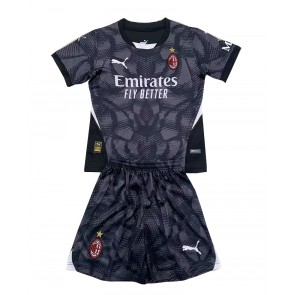 AC Milan Brankář Domácí dres komplet pro Děti 2024-25 Krátkým Rukávem (+ Krátké kalhoty)