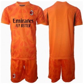 AC Milan Brankář Venkovní dres komplet pro Děti 2024-25 Krátkým Rukávem (+ Krátké kalhoty)