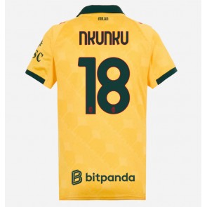 AC Milan Christopher Nkunku #18 Alternativní Dres pro Dámy 2025-26 Krátkým Rukávem AC Milan Christopher Nkunku #18 Alternativní Dres pro Dámy 2025-26 Krátkým Rukávem