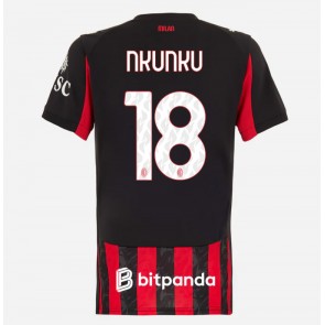 AC Milan Christopher Nkunku #18 Domácí Dres pro Dámy 2025-26 Krátkým Rukávem
