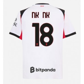 AC Milan Christopher Nkunku #18 Venkovní Dres 2025-26 Krátkým Rukávem