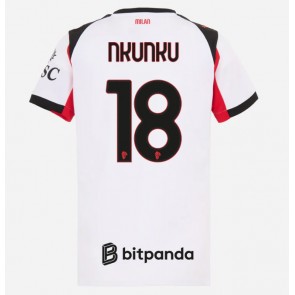 AC Milan Christopher Nkunku #18 Venkovní Dres pro Dámy 2025-26 Krátkým Rukávem