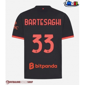 AC Milan Davide Bartesaghi #33 Alternativní Dres 2026-27 Krátkým Rukávem