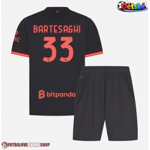AC Milan Davide Bartesaghi #33 Alternativní dres komplet pro Děti 2026-27 Krátkým Rukávem (+ Krátké kalhoty)