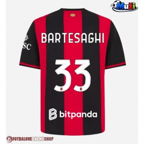 AC Milan Davide Bartesaghi #33 Domácí Dres 2026-27 Krátkým Rukávem