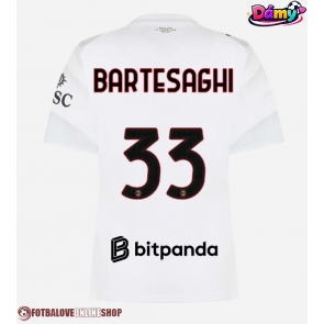AC Milan Davide Bartesaghi #33 Venkovní Dres pro Dámy 2026-27 Krátkým Rukávem