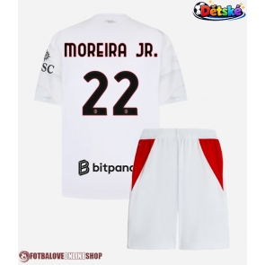 AC Milan Diego Moreira #22 Venkovní dres komplet pro Děti 2026-27 Krátkým Rukávem (+ Krátké kalhoty)