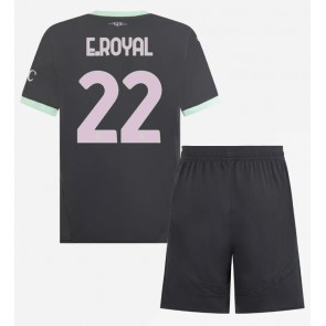 AC Milan Emerson Royal #22 Alternativní dres komplet pro Děti 2024-25 Krátkým Rukávem (+ Krátké kalhoty)