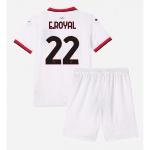 AC Milan Emerson Royal #22 Venkovní dres komplet pro Děti 2024-25 Krátkým Rukávem (+ Krátké kalhoty)