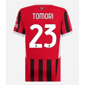 AC Milan Fikayo Tomori #23 Domácí Dres pro Dámy 2024-25 Krátkým Rukávem