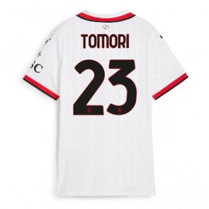 AC Milan Fikayo Tomori #23 Venkovní Dres pro Dámy 2024-25 Krátkým Rukávem