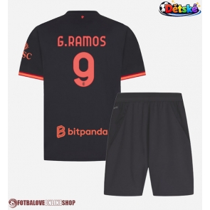 AC Milan Goncalo Ramos #9 Alternativní dres komplet pro Děti 2026-27 Krátkým Rukávem (+ Krátké kalhoty)