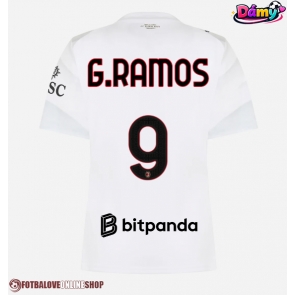 AC Milan Goncalo Ramos #9 Venkovní Dres pro Dámy 2026-27 Krátkým Rukávem