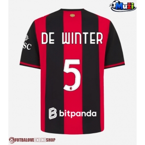 AC Milan Koni De Winter #5 Domácí Dres 2026-27 Krátkým Rukávem
