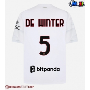 AC Milan Koni De Winter #5 Venkovní Dres 2026-27 Krátkým Rukávem