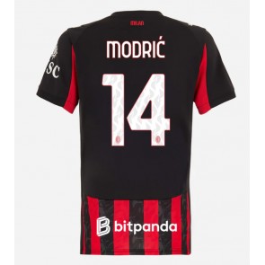AC Milan Luka Modric #14 Domácí Dres pro Dámy 2025-26 Krátkým Rukávem