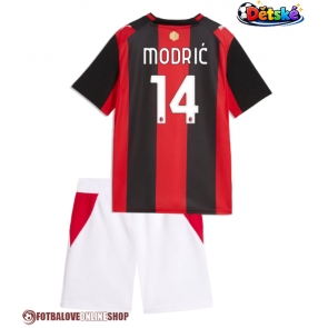 AC Milan Luka Modric #14 Domácí dres komplet pro Děti 2026-27 Krátkým Rukávem (+ Krátké kalhoty)