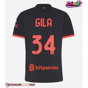 AC Milan Mario Gila #34 Alternativní Dres pro Dámy 2026-27 Krátkým Rukávem