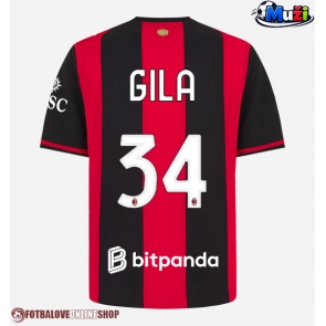 AC Milan Mario Gila #34 Domácí Dres 2026-27 Krátkým Rukávem