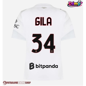 AC Milan Mario Gila #34 Venkovní Dres pro Dámy 2026-27 Krátkým Rukávem