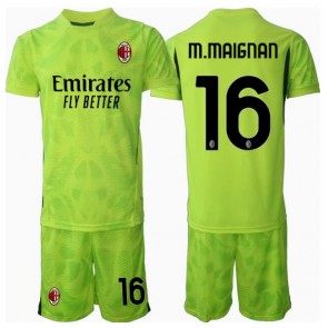 AC Milan Mike Maignan #16 Brankář Alternativní dres komplet pro Děti 2024-25 Krátkým Rukávem (+ Krátké kalhoty)